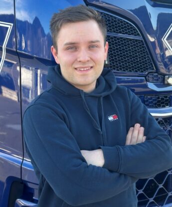Johannes Digre er ansatt hos Digre Transport AS