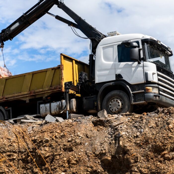 Crane truck