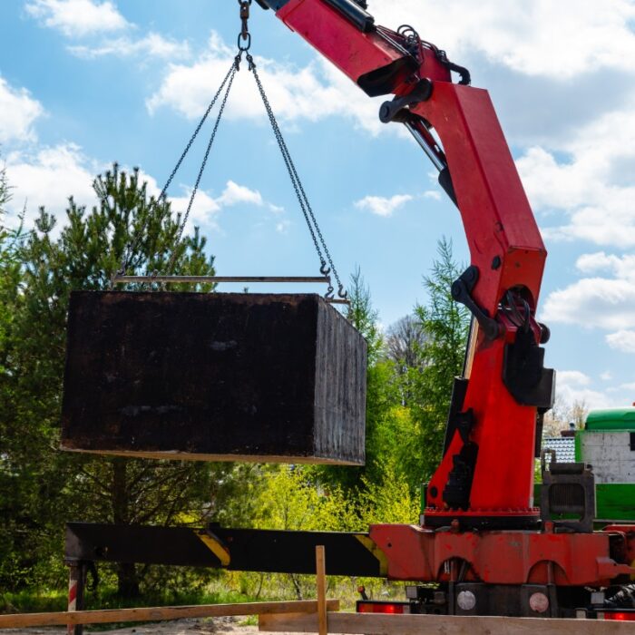 Crane truck